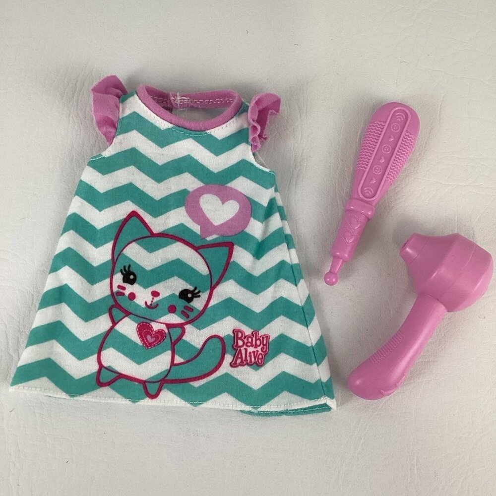 Baby Alive Better Now Bailey Doll Replacement Cat Dress Doctor Tools Thermometer